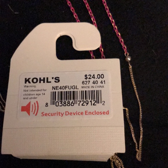 Lc Lauren Conrad red/gold chains - Picture 3 of 3